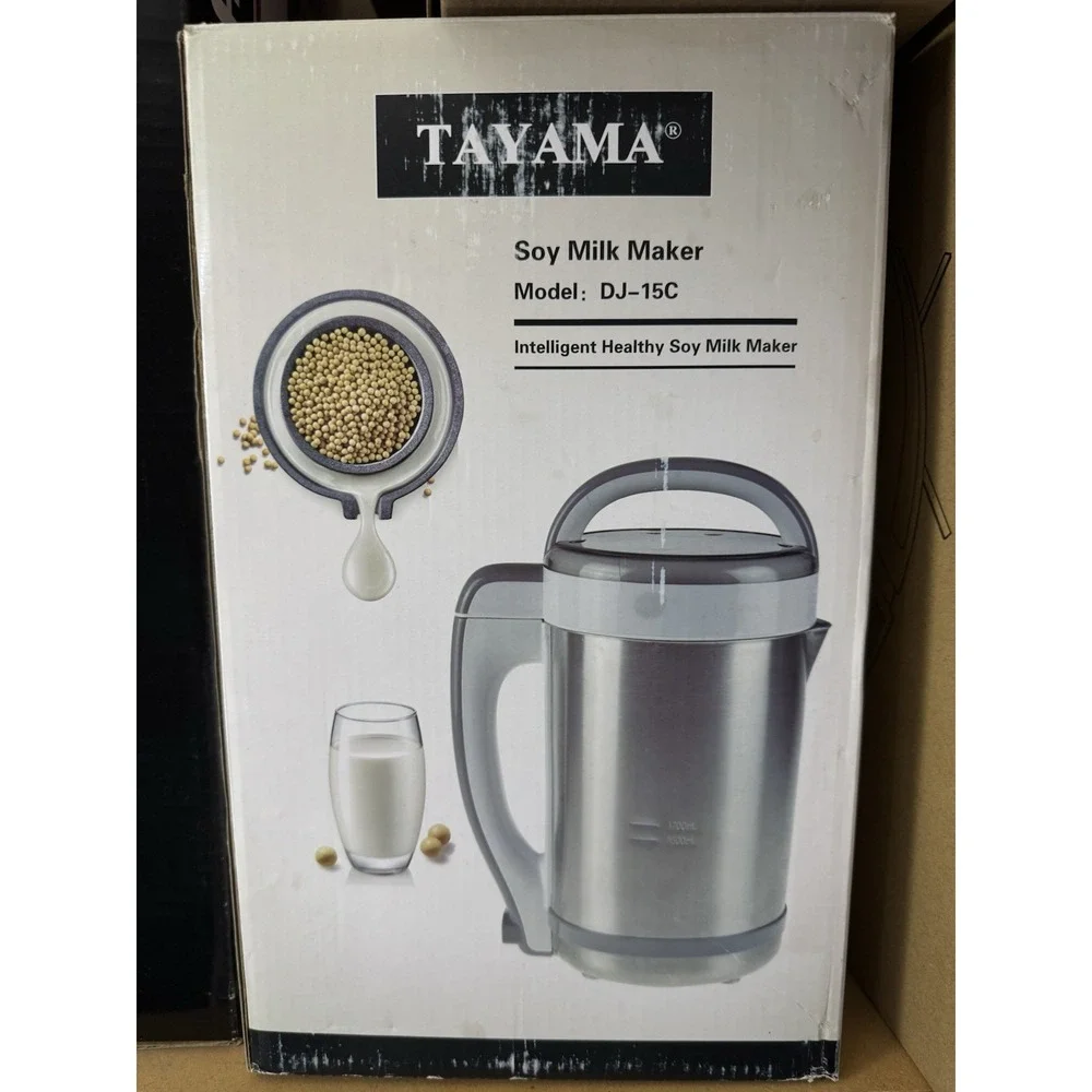 New In‎ Box Tayama Soy Milk Maker Stainless Steel Dj-15C